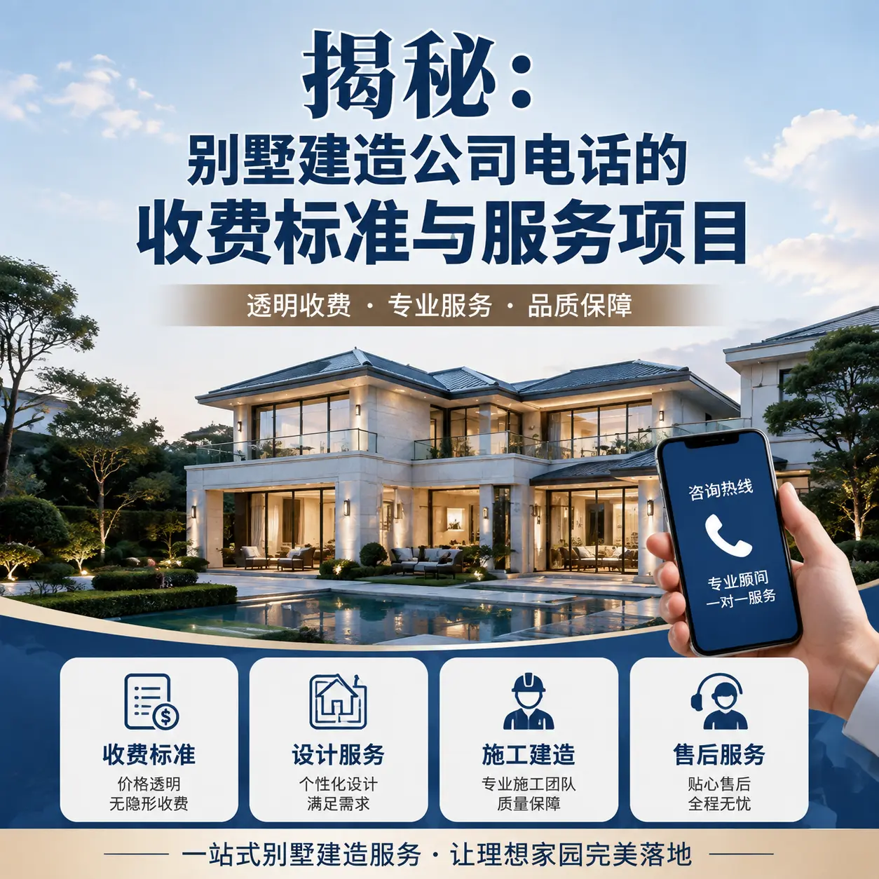 揭秘:锦屏别墅建造公司电话的收费标准与服务项目