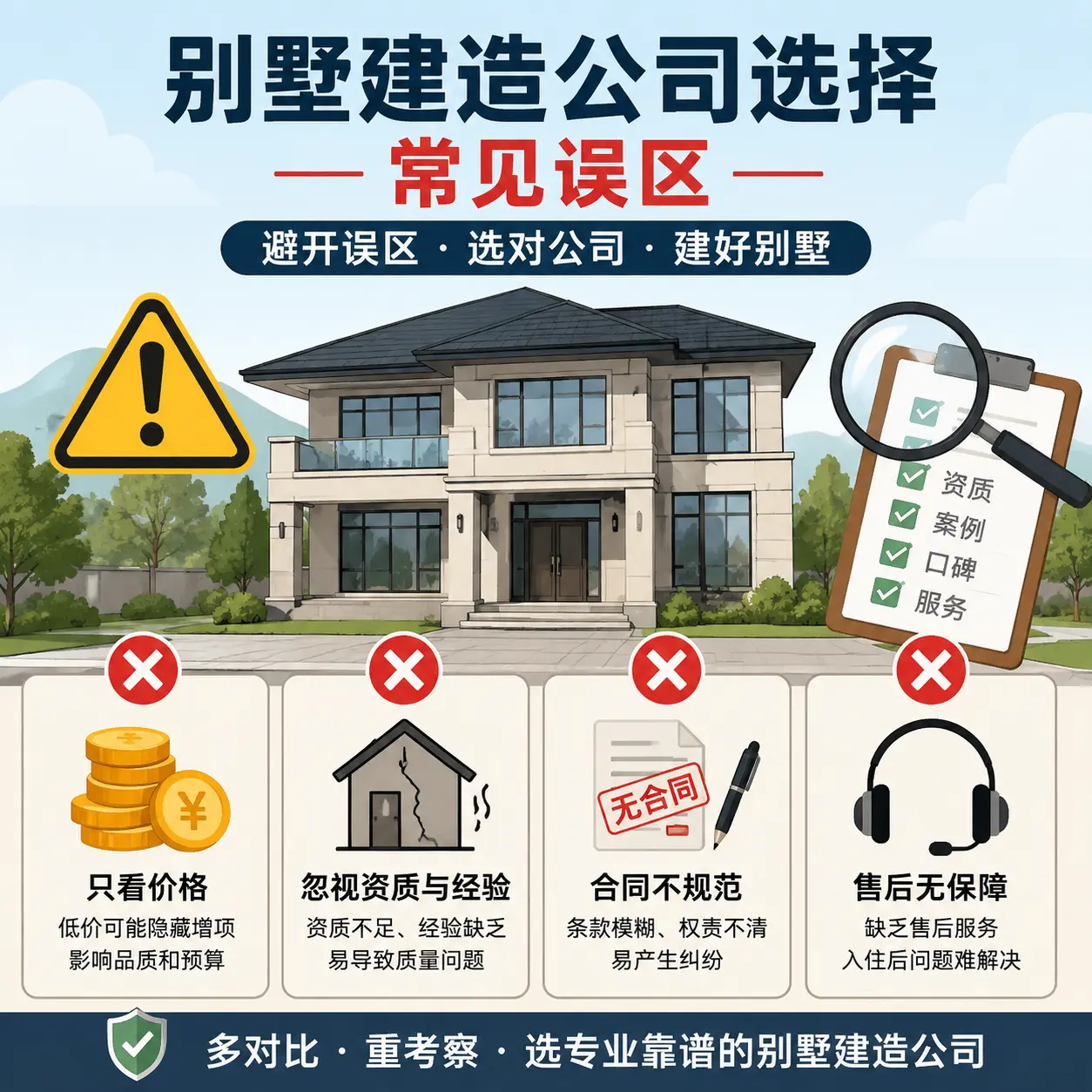 锦屏 别墅建造公司推荐:了解市场行情与服务内容