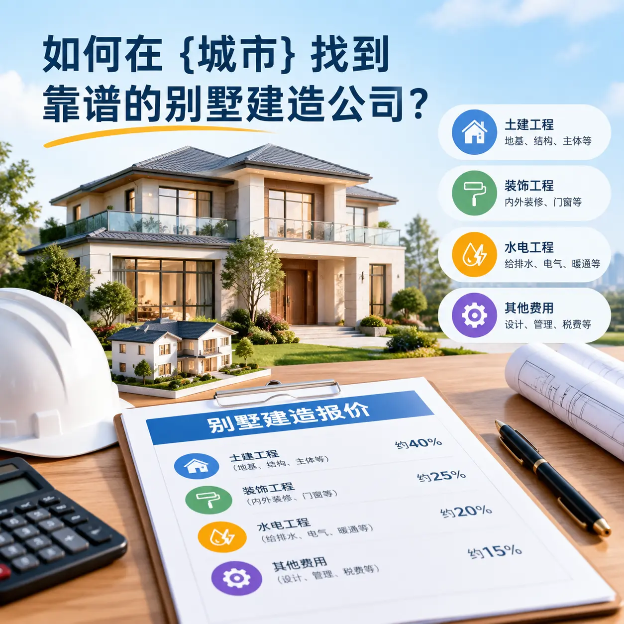 如何在 锦屏 找到靠谱的别墅建造公司?