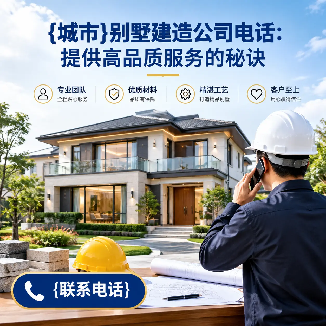 锦屏别墅建造公司电话:提供高品质服务的秘诀