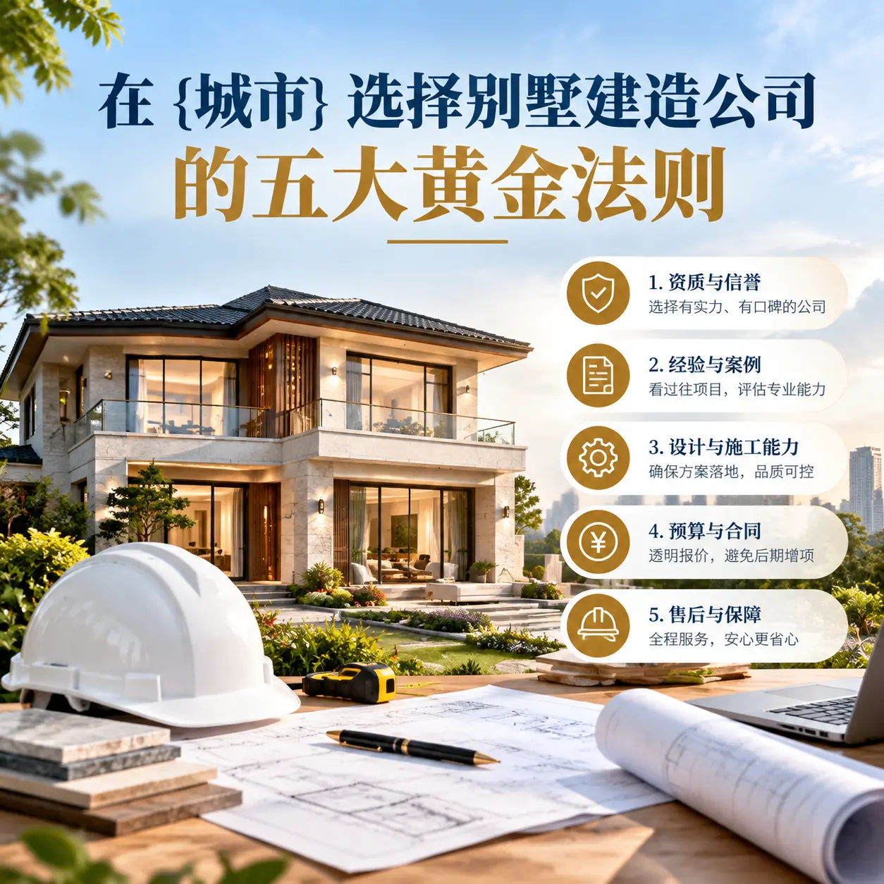 在 锦屏 选择别墅建造公司的五大黄金法则