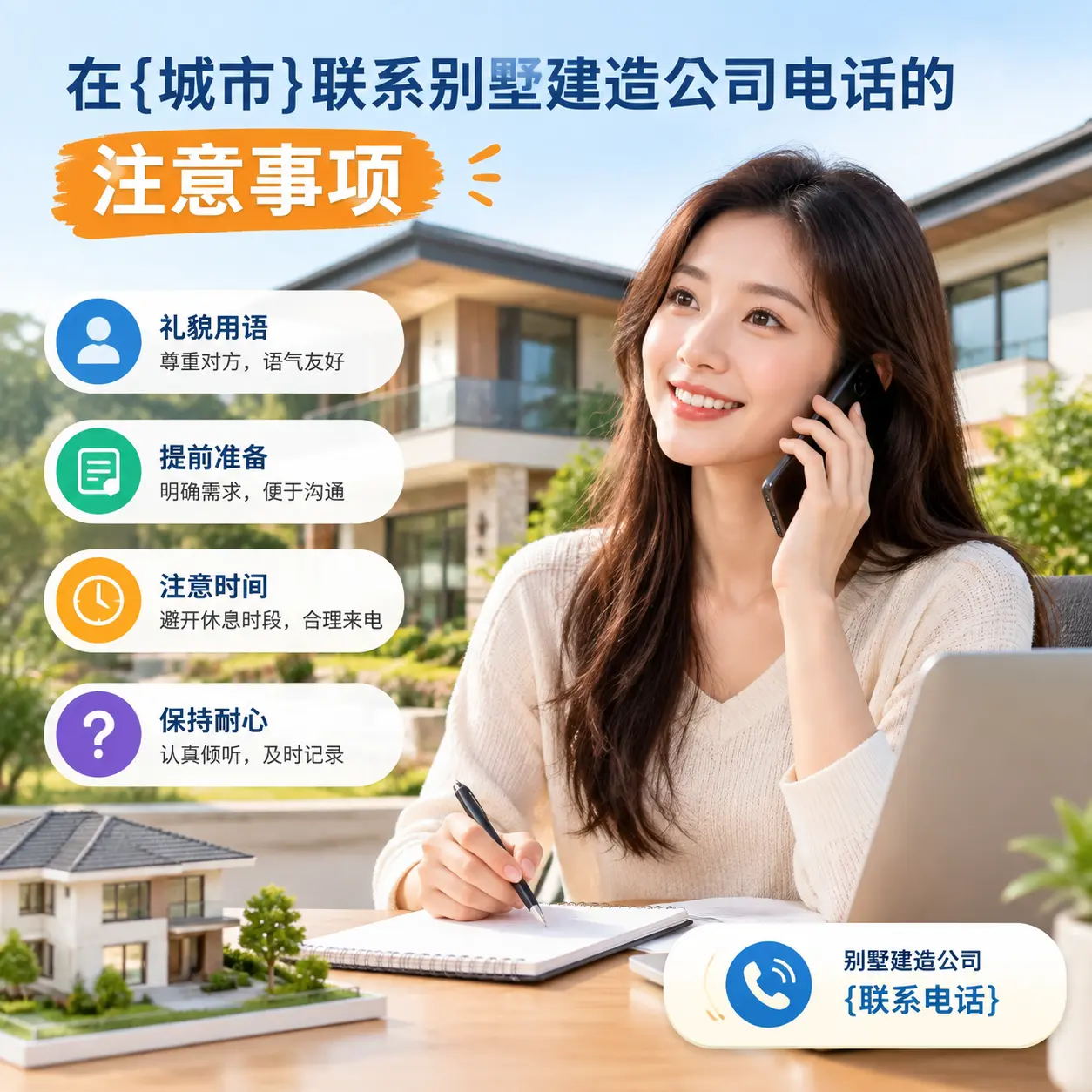 在锦屏联系别墅建造公司电话的注意事项