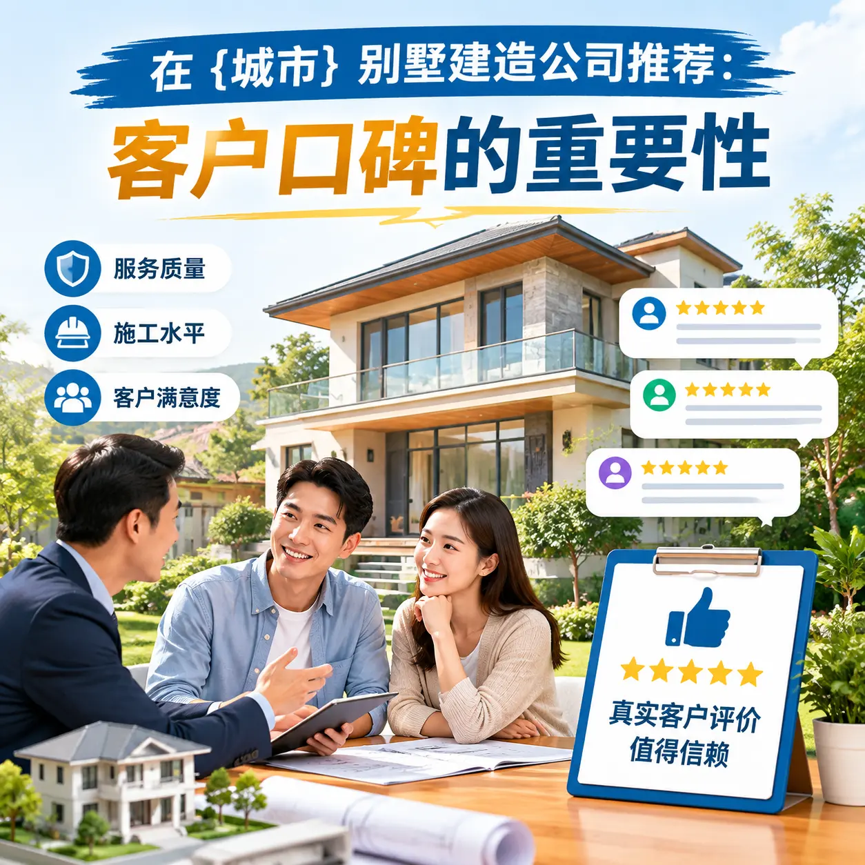 在 锦屏 别墅建造公司推荐:客户口碑的重要性