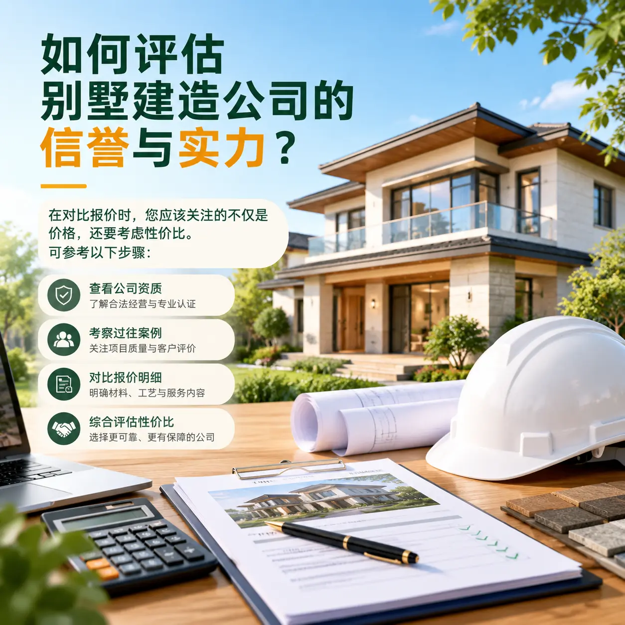 如何评估 锦屏 别墅建造公司的信誉与实力？