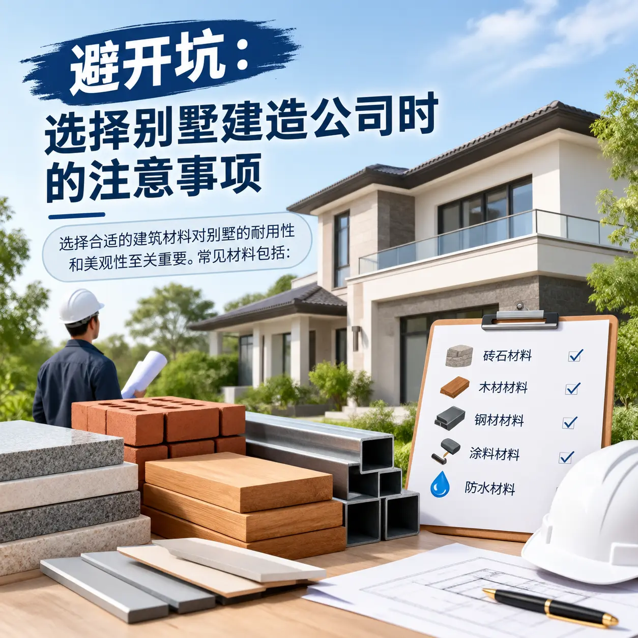 避开坑：选择 锦屏 别墅建造公司时的注意事项