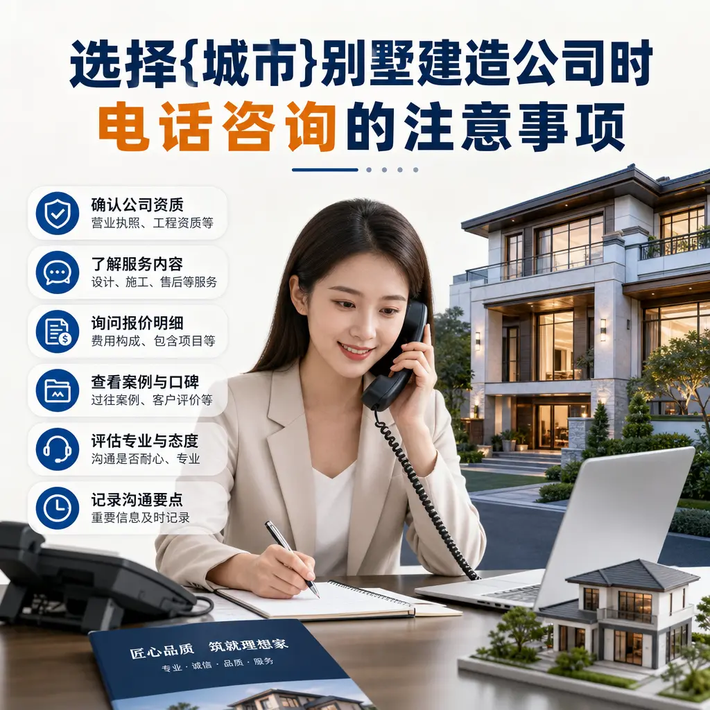 选择锦屏别墅建造公司时，电话咨询的注意事项