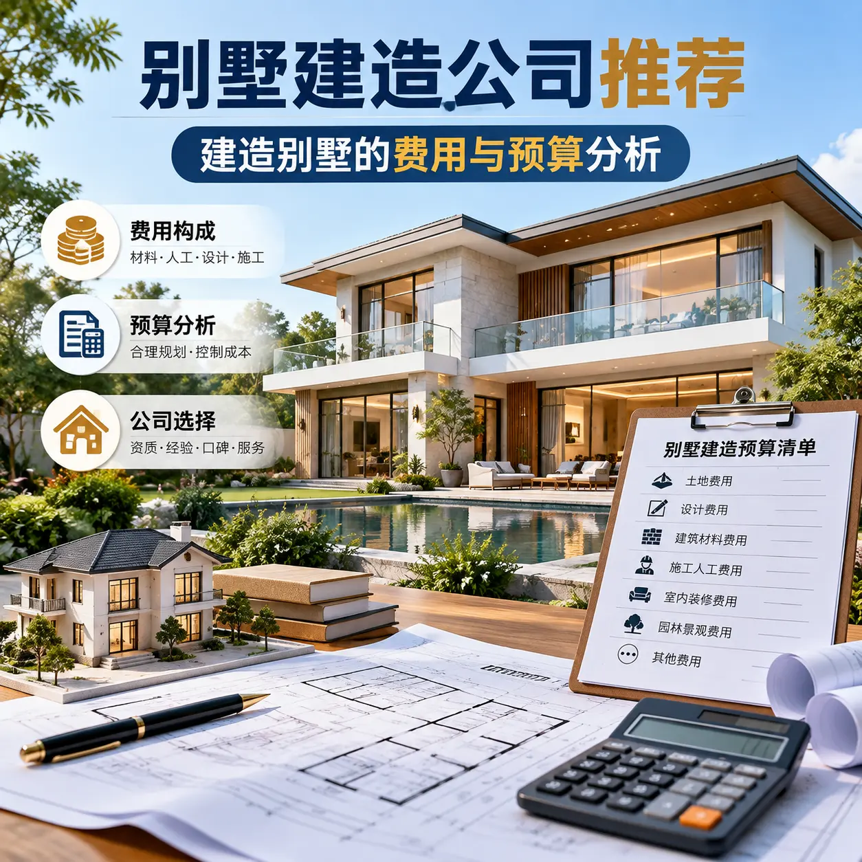 别墅建造公司推荐： 锦屏 建造别墅的费用与预算分析