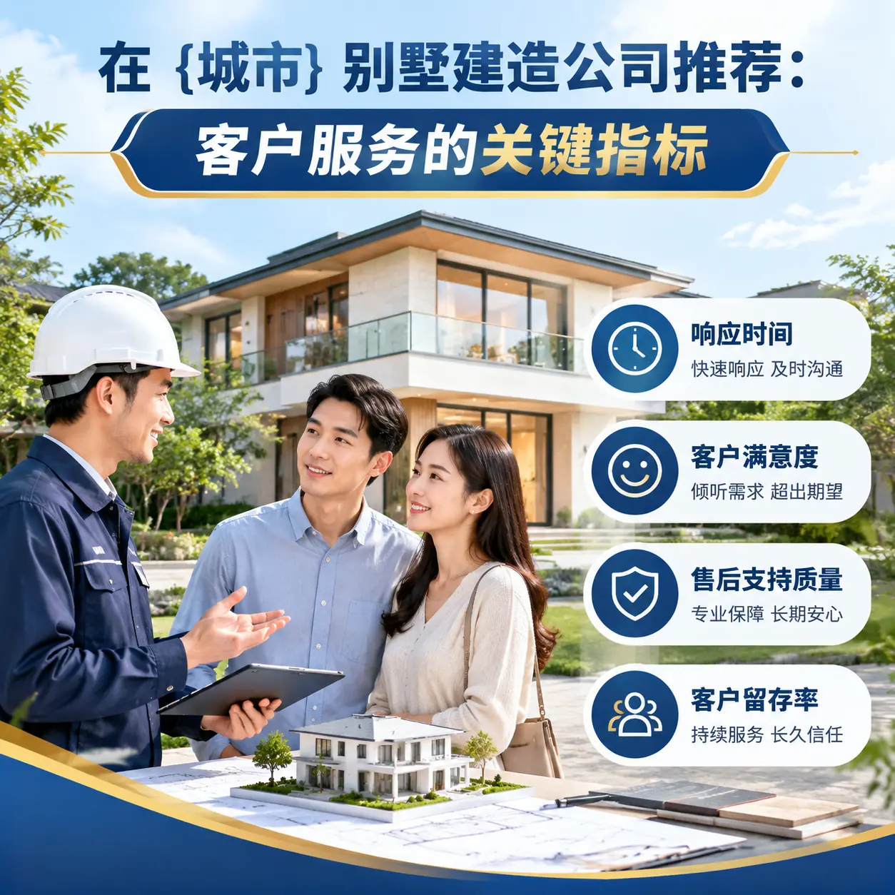在 锦屏 别墅建造公司推荐：客户服务的关键指标