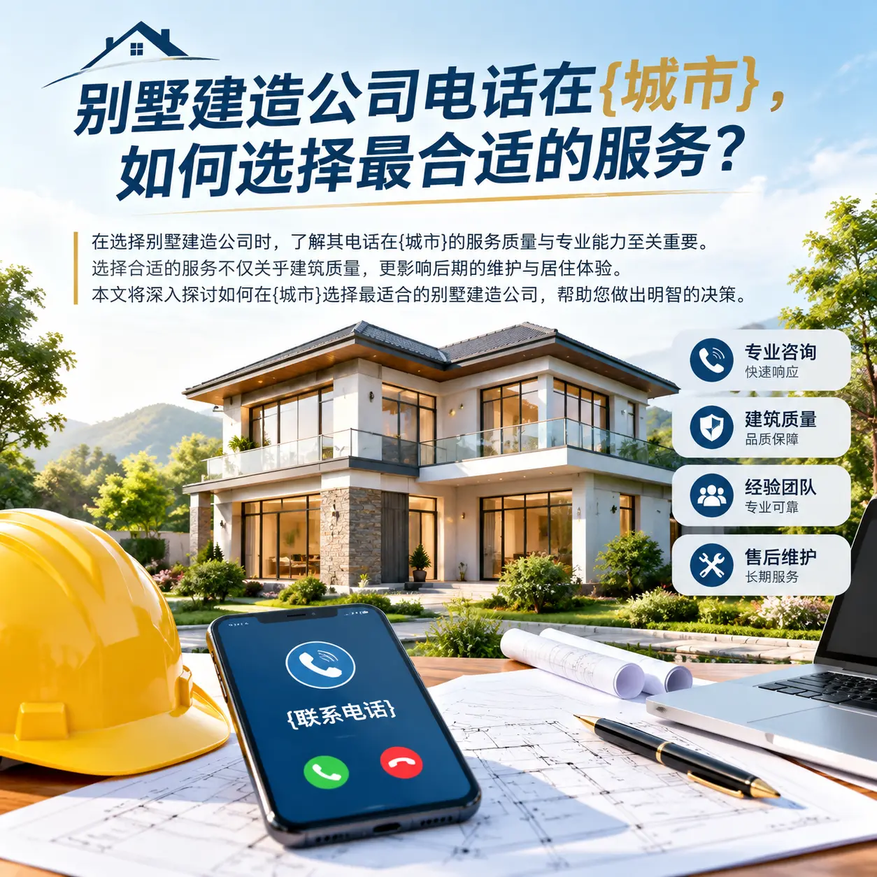 别墅建造公司电话在锦屏,如何选择最合适的服务?