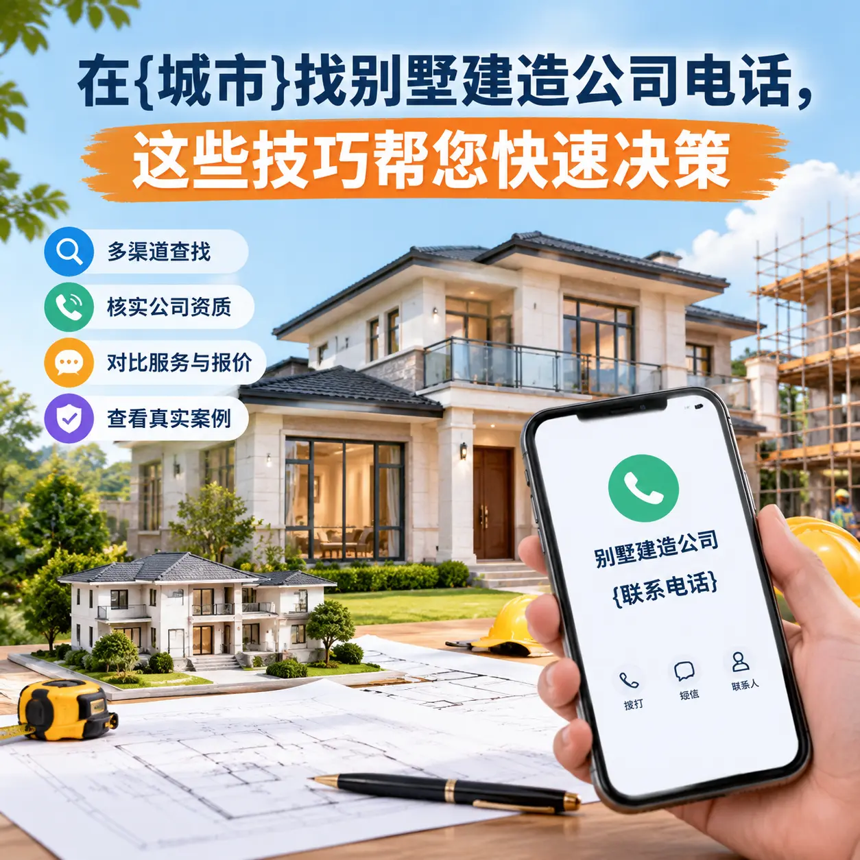 在锦屏找别墅建造公司电话，这些技巧帮您快速决策