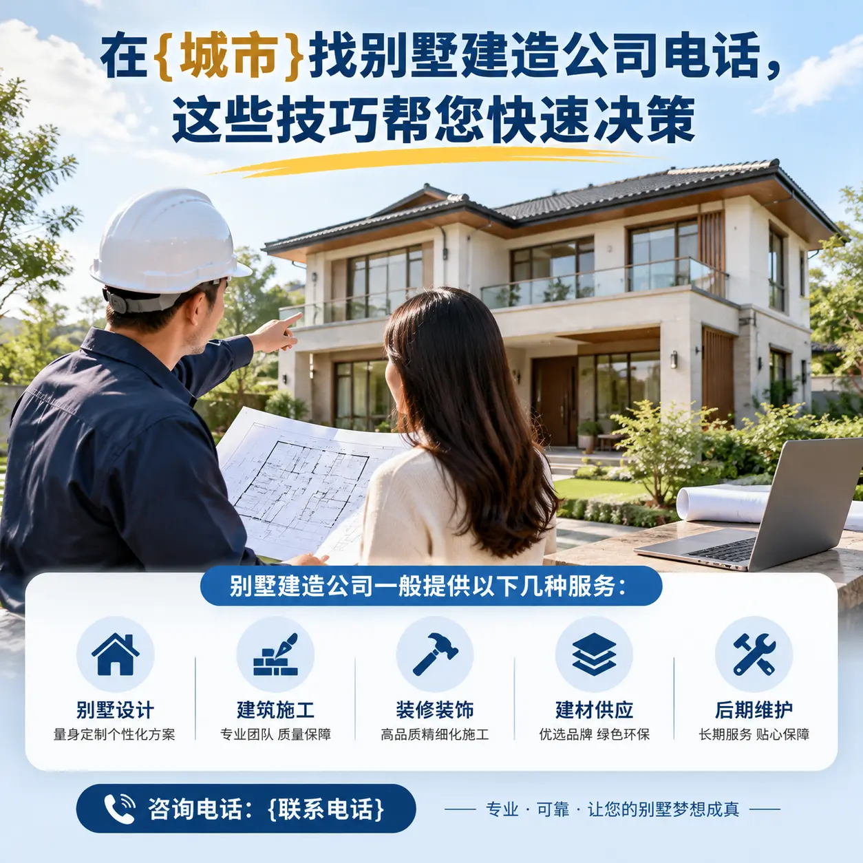 在锦屏找别墅建造公司电话，这些技巧帮您快速决策