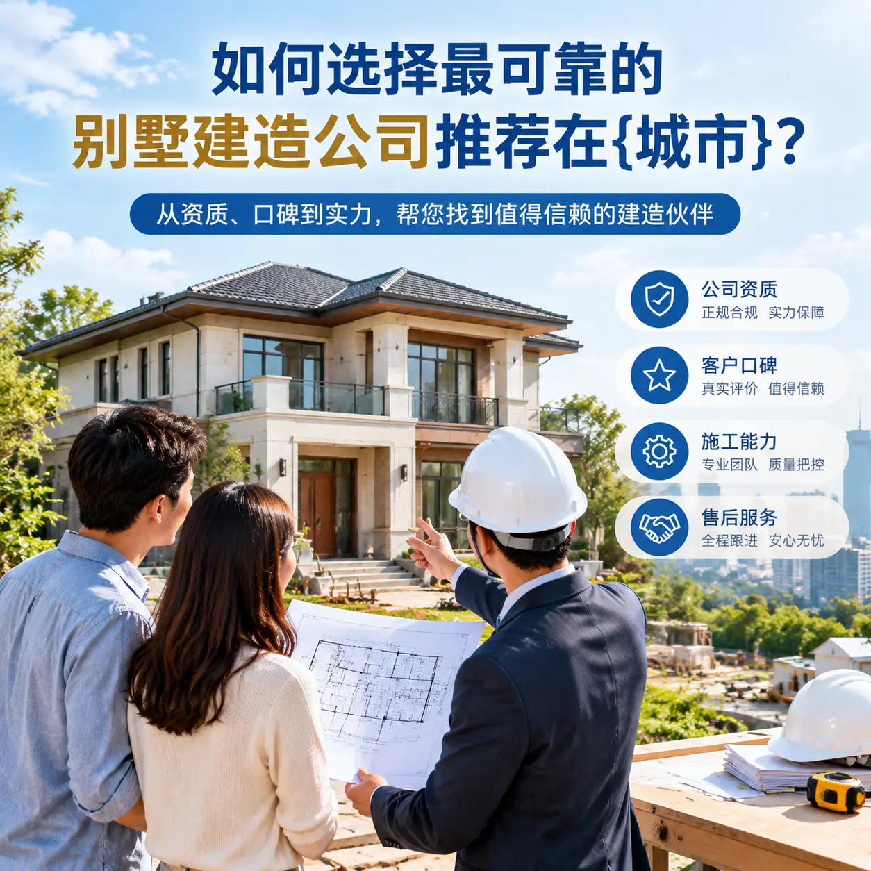 如何选择最可靠的别墅建造公司推荐在锦屏？