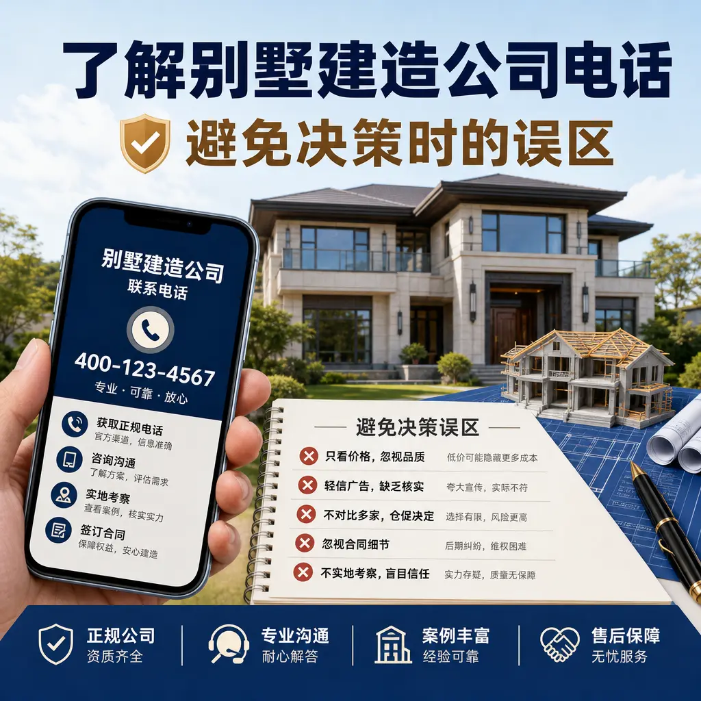 了解别墅建造公司电话，避免决策时的误区