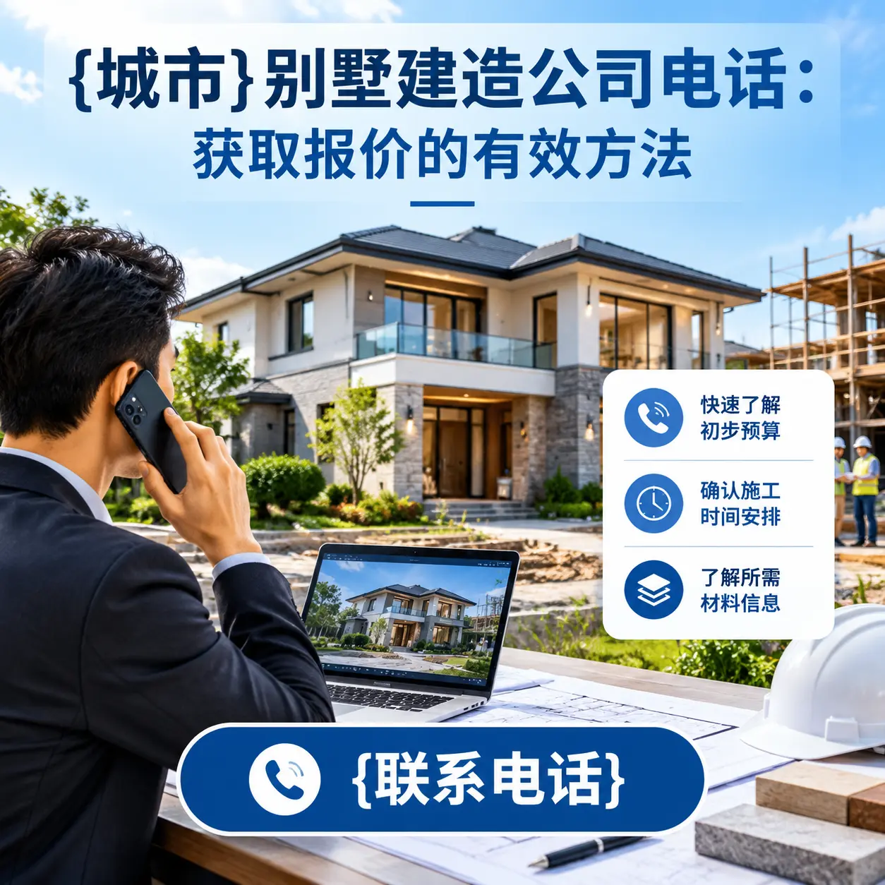 锦屏别墅建造公司电话：获取报价的有效方法