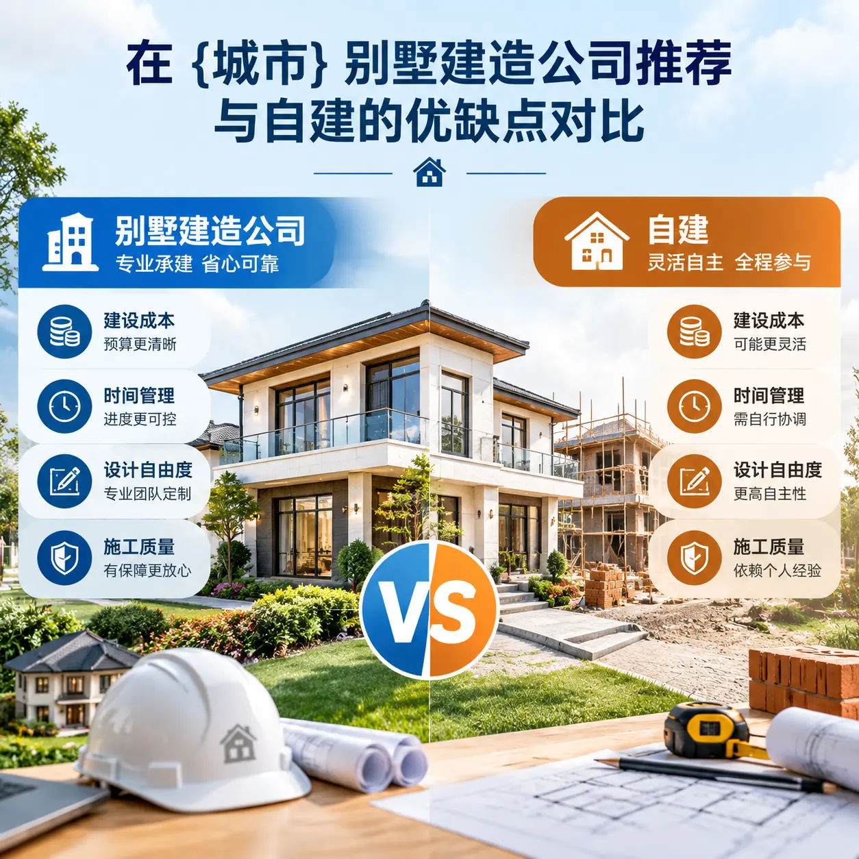 在 锦屏 别墅建造公司推荐与自建的优缺点对比